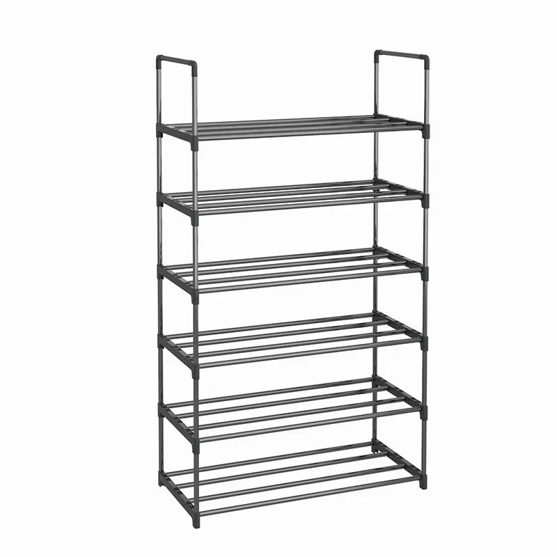 Storage shoe rack stainless steel multi-layer shoe cabinet