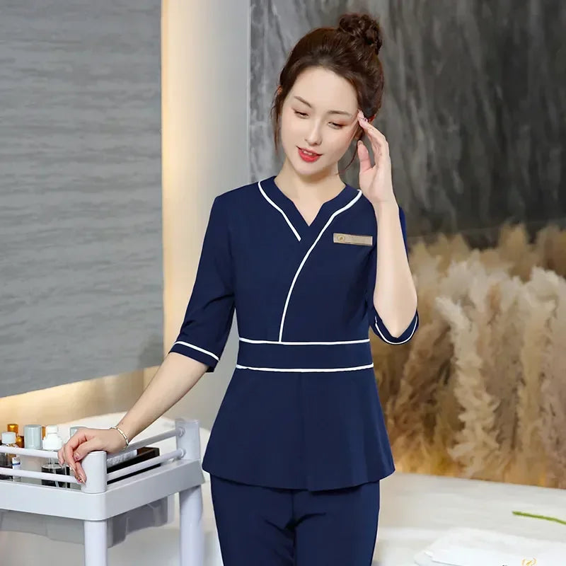 Style Nail Logo Cafe Massage Beauty Woman Beautician