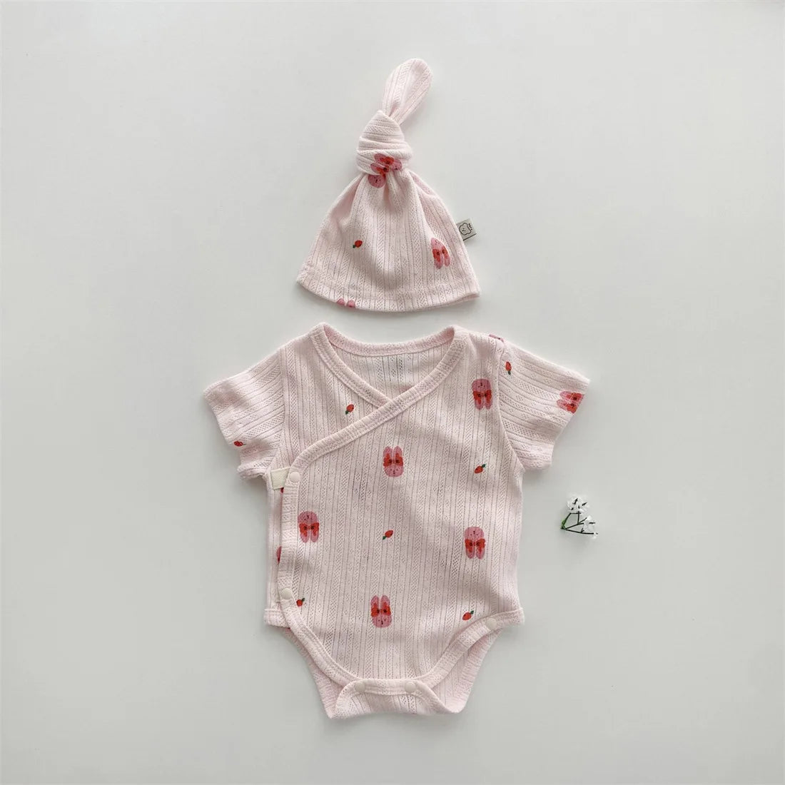 Summer Baby Romper Triangle Bodysuit Short Sleeve Jumpsuit