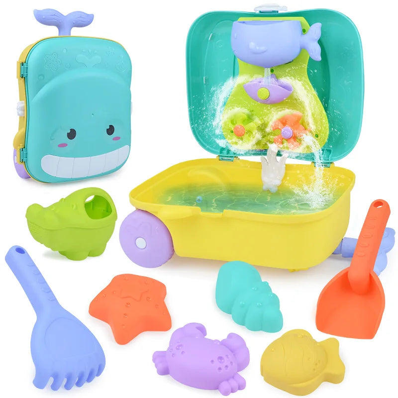 Summer Beach Sand Play Toys Kids Luggage Toy