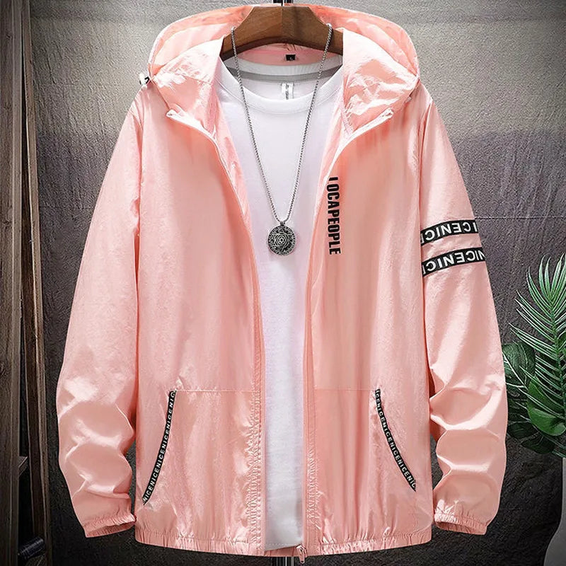 Summer Skin Coats Men Ultra Light UV Sun