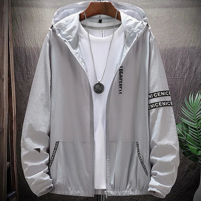 Summer Skin Coats Men Ultra Light UV Sun