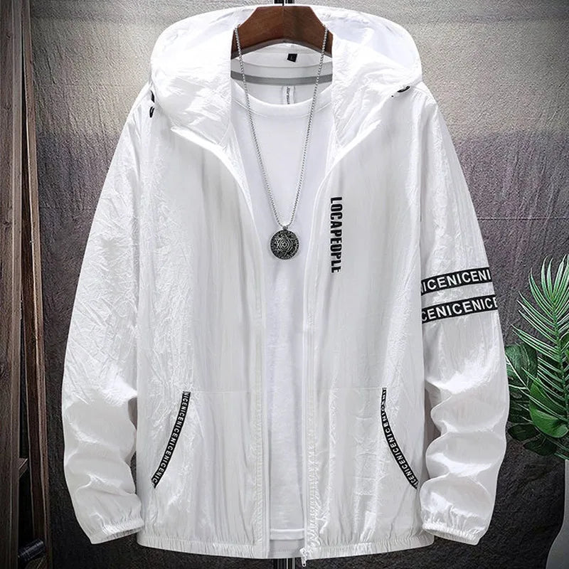 Summer Skin Coats Men Ultra Light UV Sun