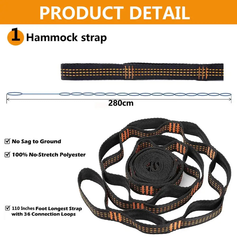 Super Strong Hammock Strap Hanging Hammock Belt Hamaca