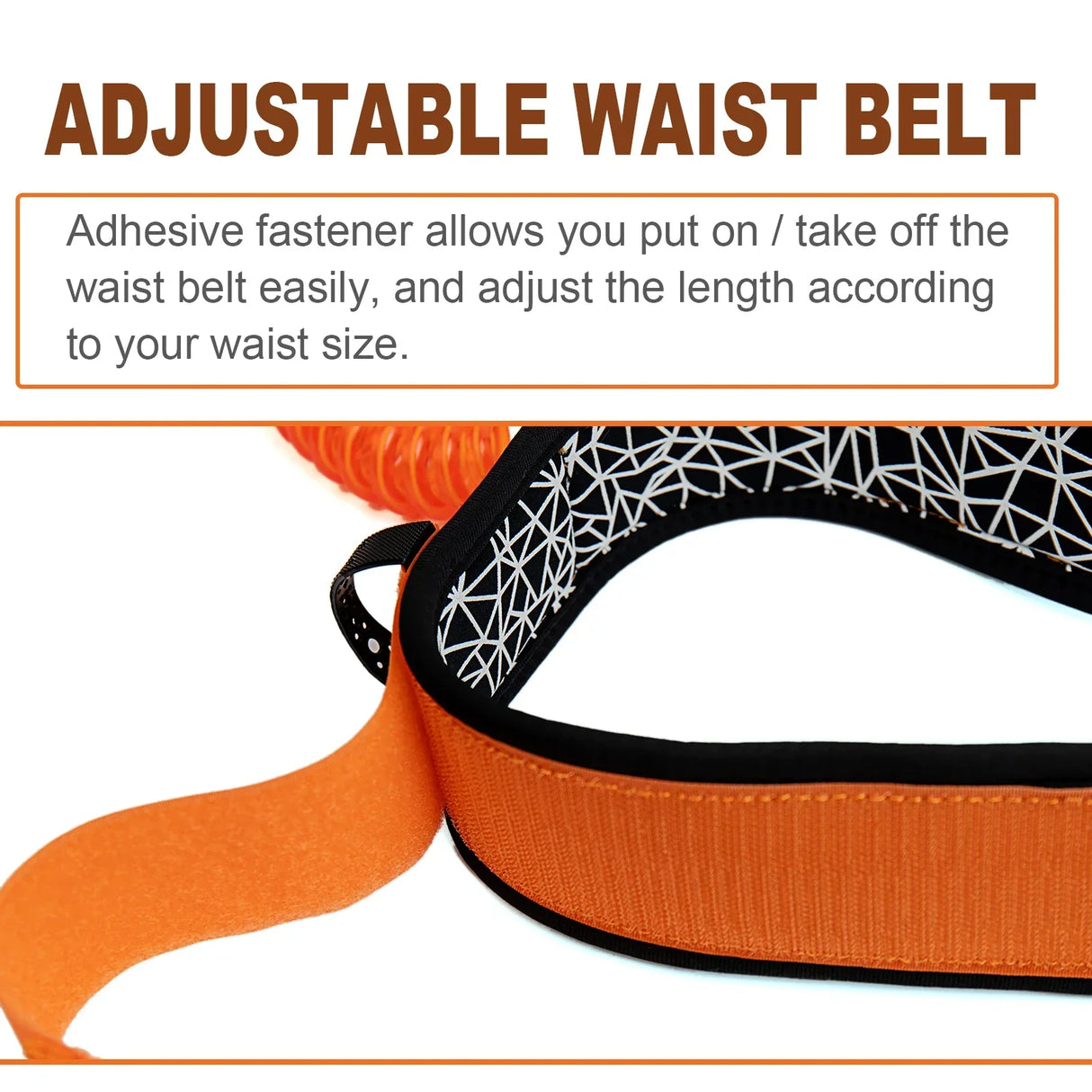 Surfboard Waist Leash 7mm Thick 10ft Coiled Surf