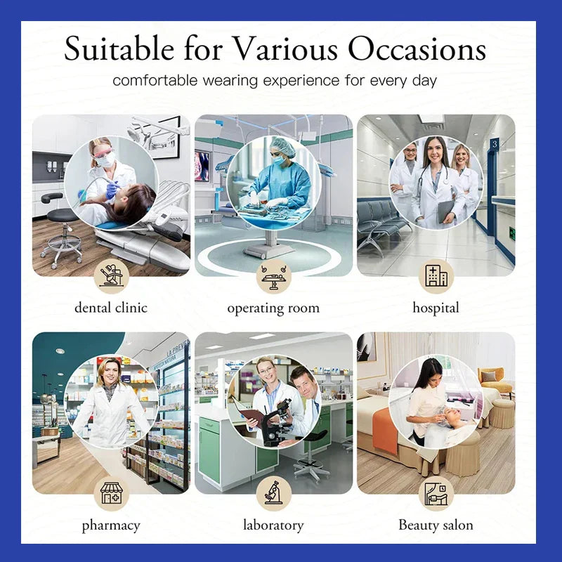 Surgical Uniforms Woman Nursing Enfermeria Sets Top + Pant Articles Medical Uniform Scrubs Clinical Beauty Salon hospital Suits
