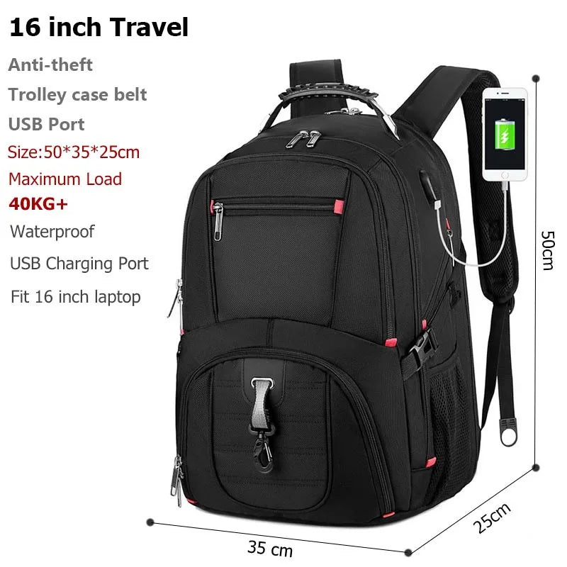 SwissMultifunctional bags Durable 17 Inch Laptop Backpack45L Travel