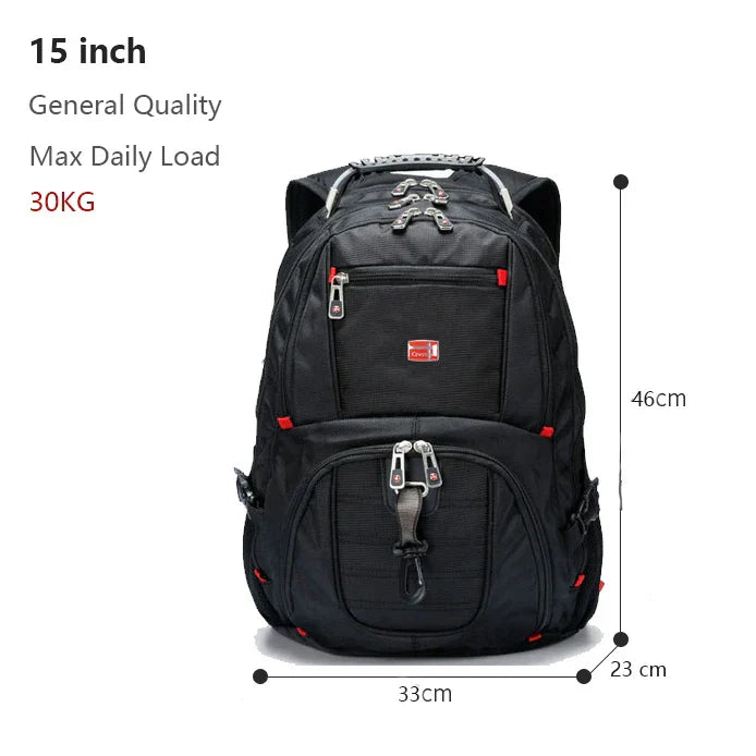 SwissMultifunctional bags Durable 17 Inch Laptop Backpack45L Travel