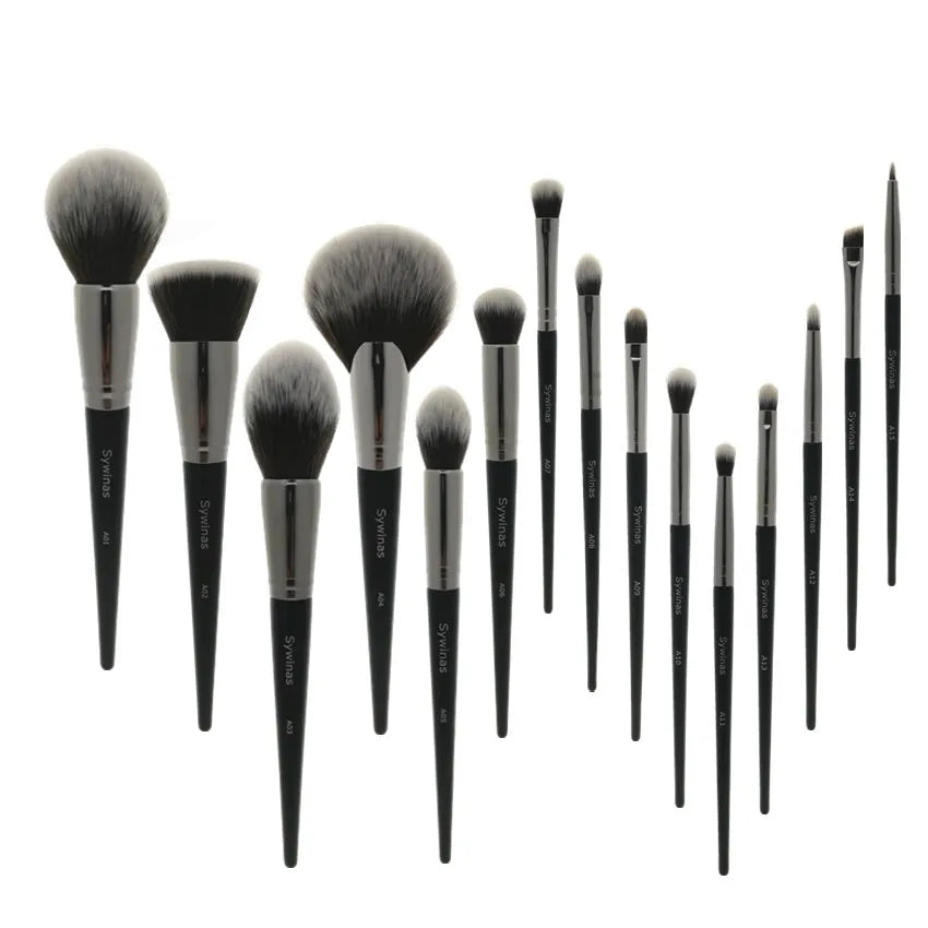 Sywinas Makeup Brush Set Kit 15pcs High Quality