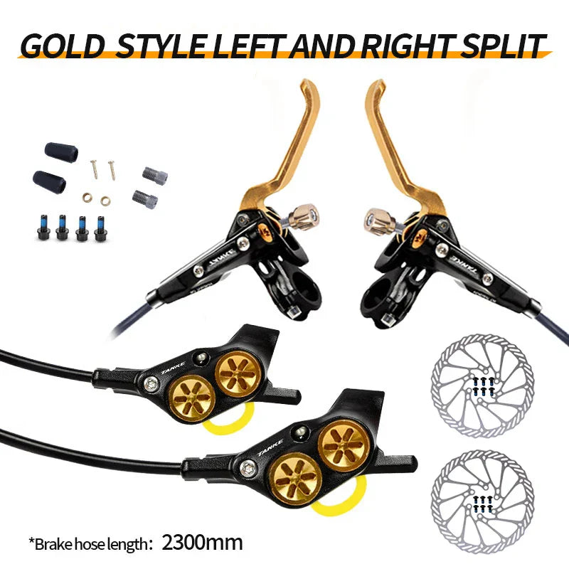 TANKE E-Bike MTB 4 Piston Hydraulic Disc Brake