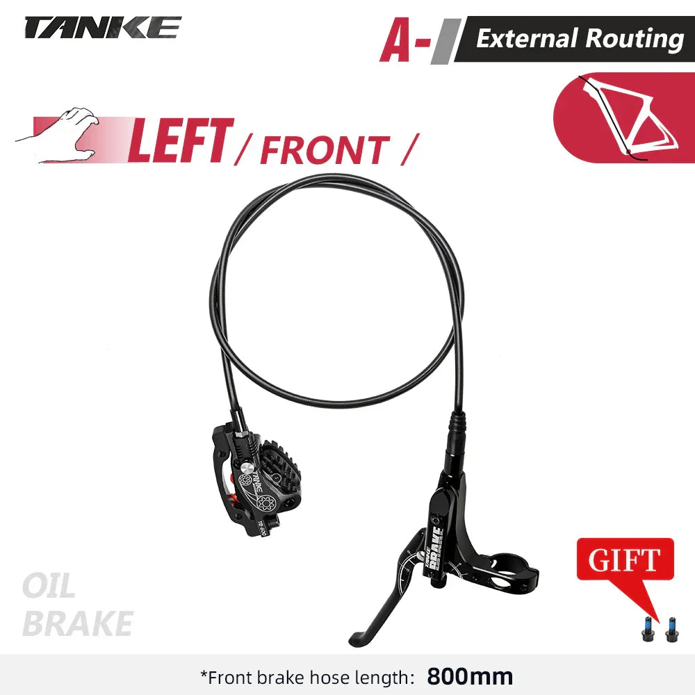 TANKE MTB 4-Piston Hydraulic Disc Brake Bicycle Resin