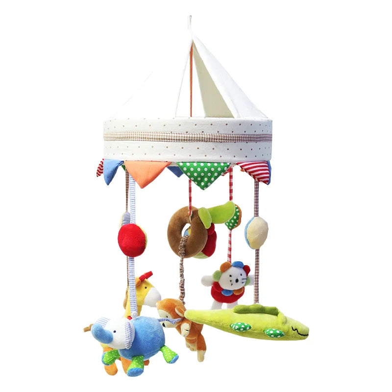 Baby Bed Bell Fabric Music Rotate Bedside Bell