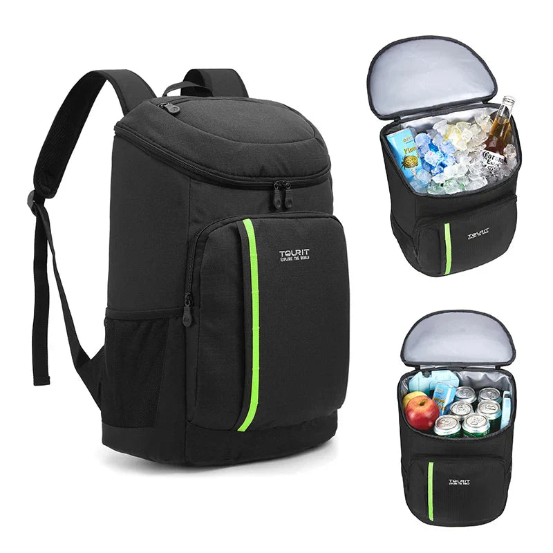 TOURIT 30 Liters Thermal Backpack for Beer Lightweight Waterproof Large Fresh Keeping Insulated Bag Cooler Backpack Delivery