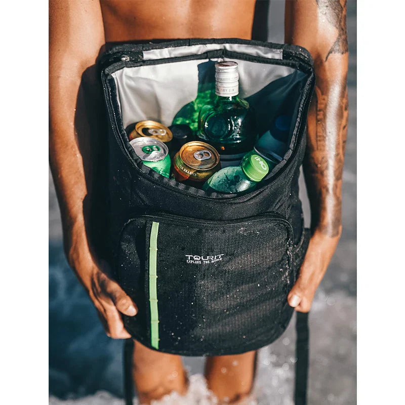 TOURIT 30 Liters Thermal Backpack for Beer Lightweight Waterproof Large Fresh Keeping Insulated Bag Cooler Backpack Delivery