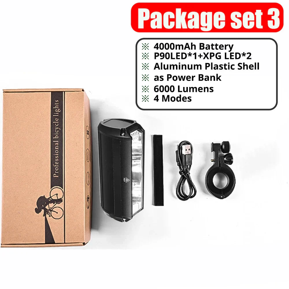 TRLIFE Bicycle Light Front 10000LM Bike Light Waterproof