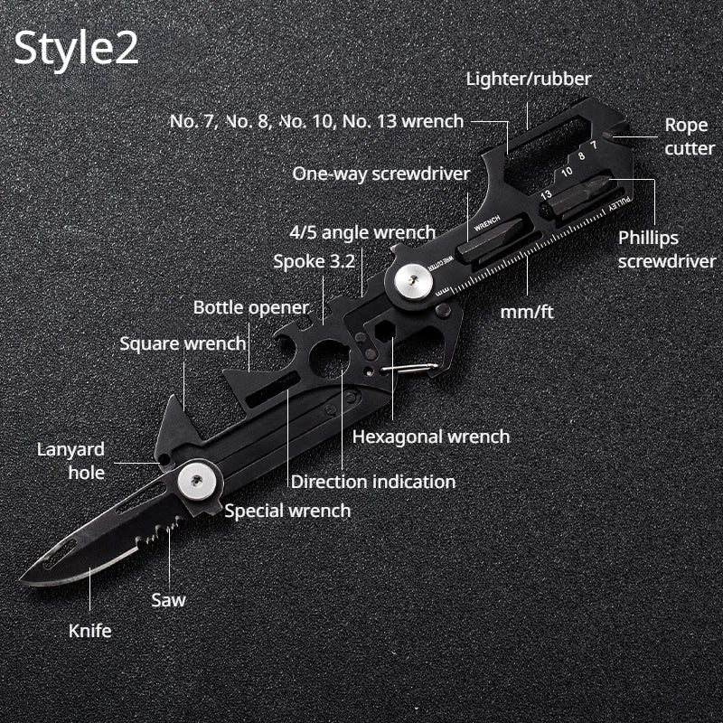 Tactical Army Knife Mini Bicycle Repair EDC Camping