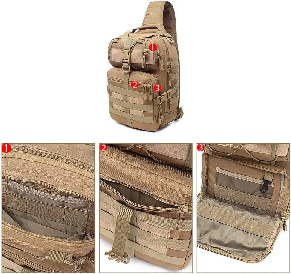 Tactical Military Sling Backpack Small Sling Rover Shoulder