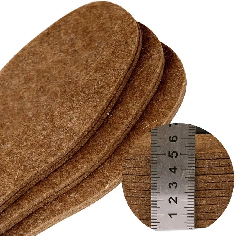 Thickened Winter Sports insole Wool Like Felt Odor