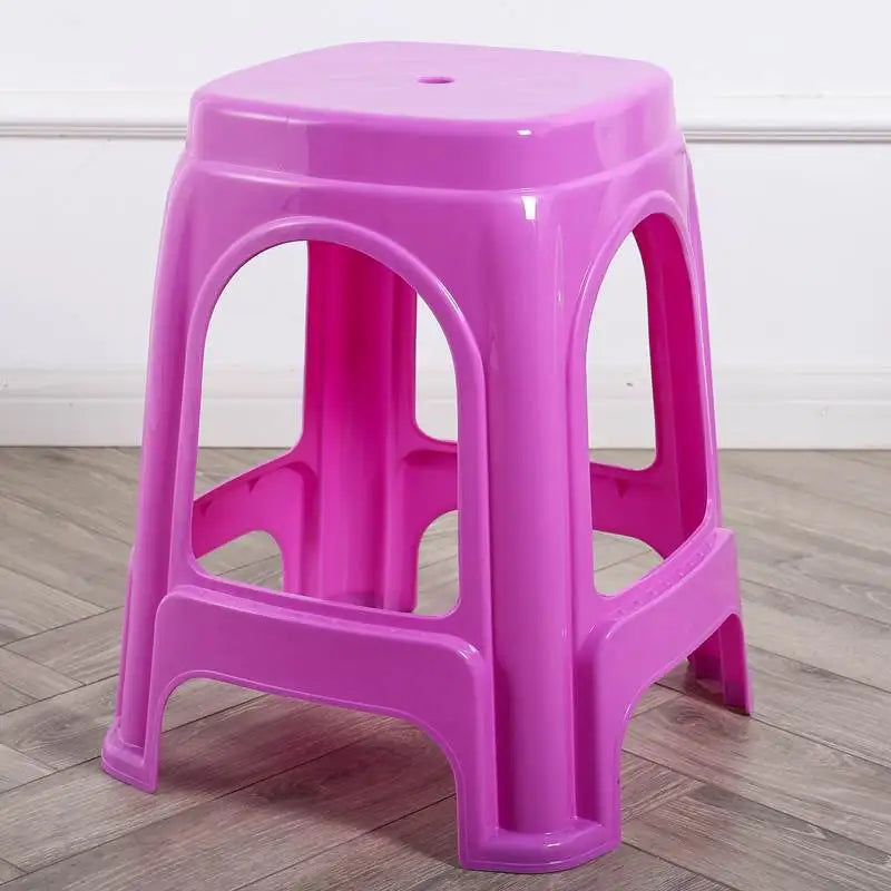 Thickened plastic stools, household adult rubber benches living
