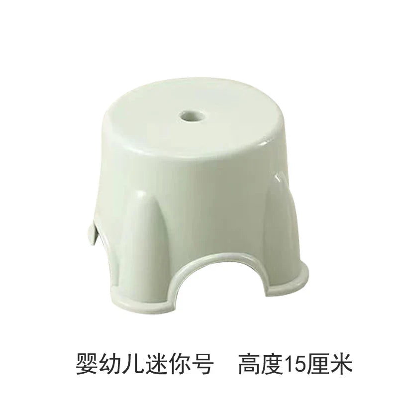 Thickened plastic stools, household adult rubber benches living