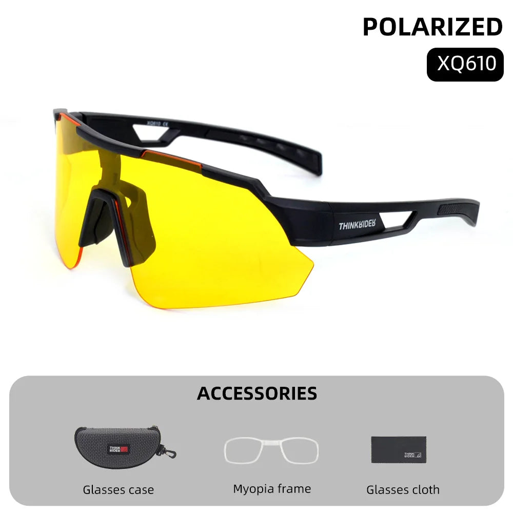 ThinkRider Bike Photochromic Cycling Glasses Bicycle Glasses Sports