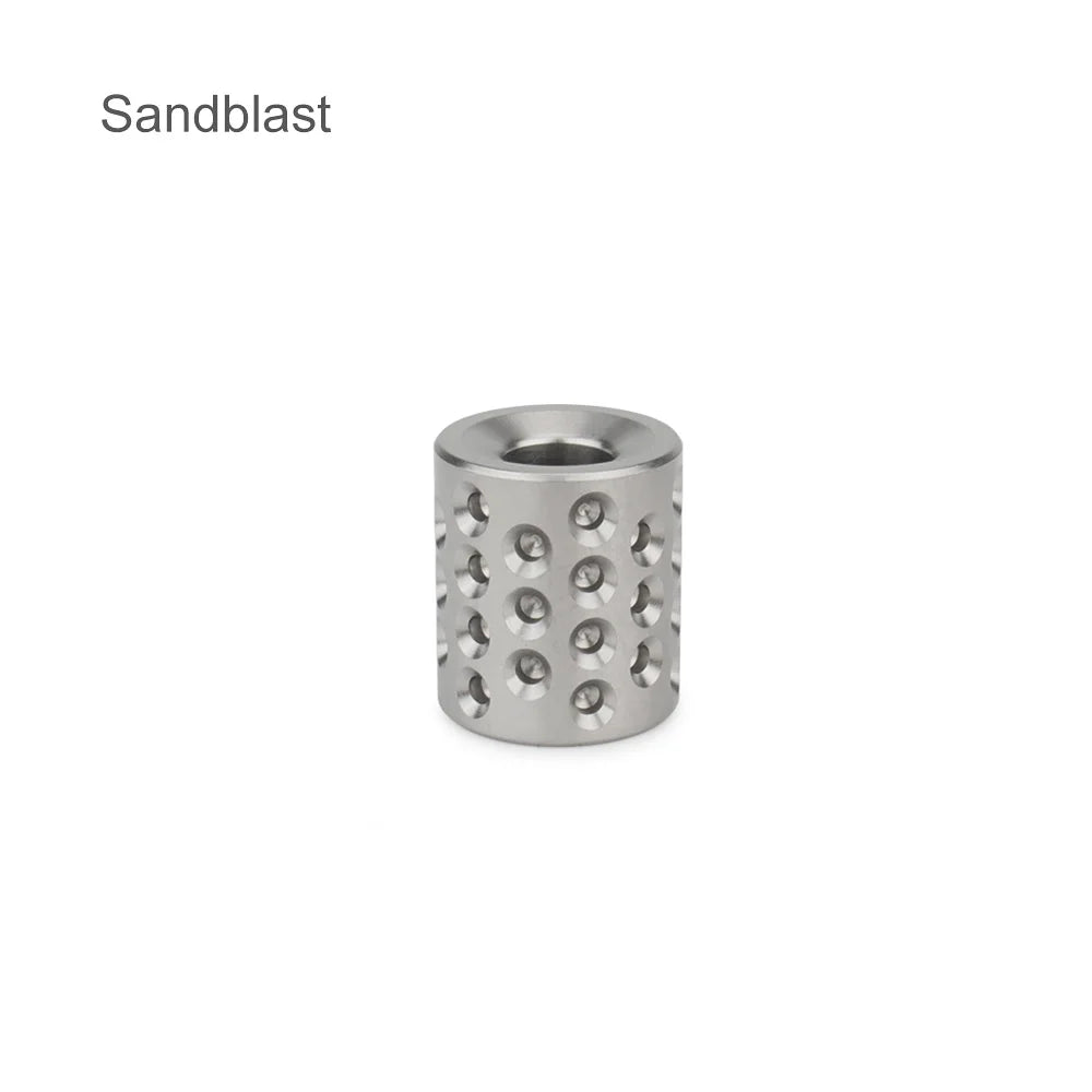 Titanium Alloy Pumpkin Paracord Accessory Multihole Knife Beads
