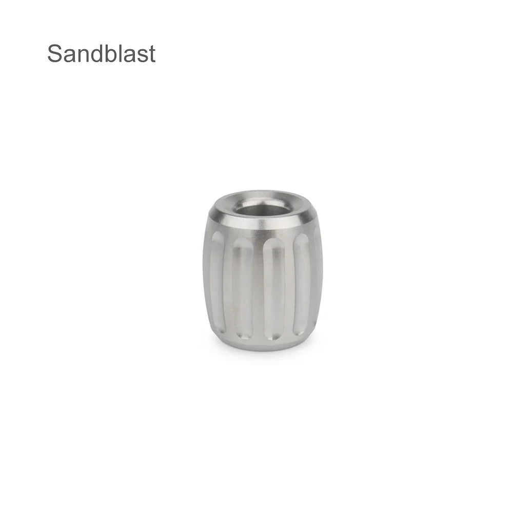 Titanium Alloy Pumpkin Paracord Accessory Multihole Knife Beads