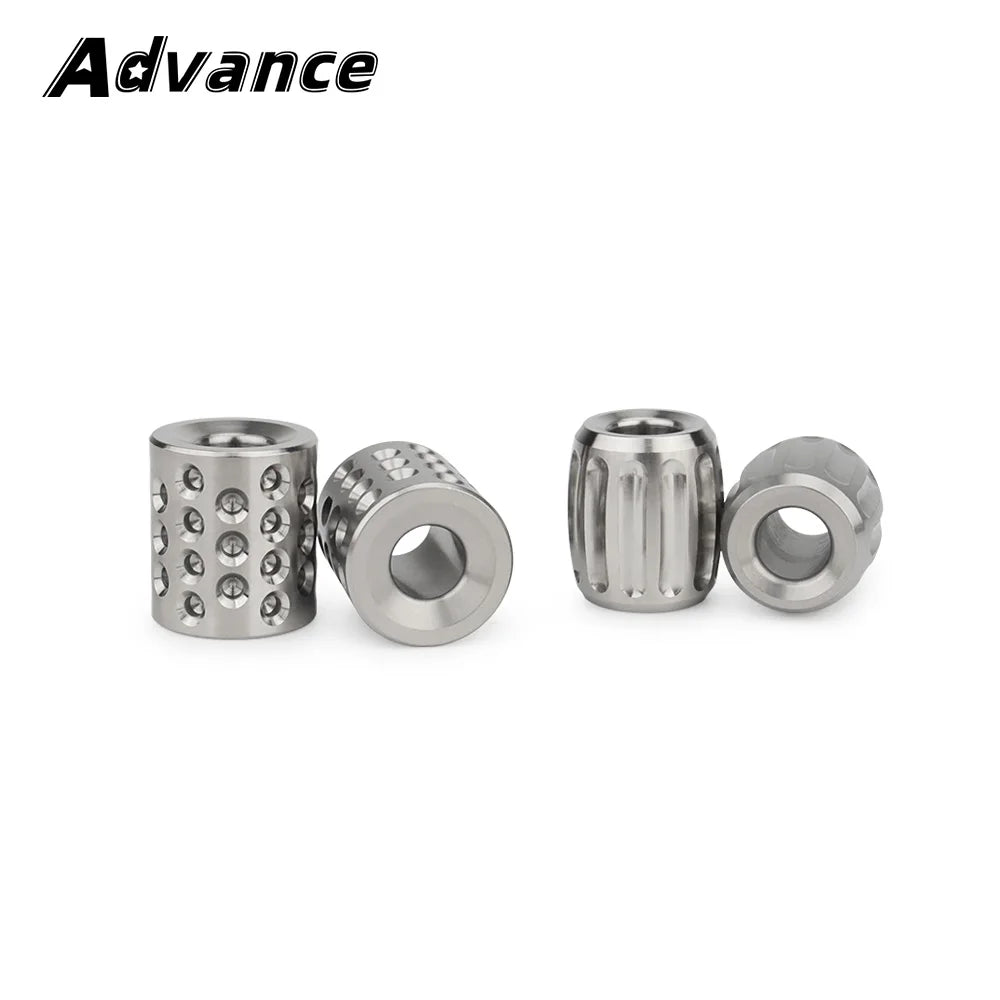 Titanium Alloy Pumpkin Paracord Accessory Multihole Knife Beads
