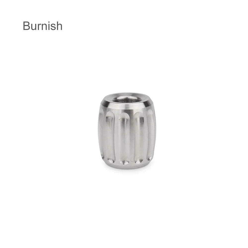 Titanium Alloy Pumpkin Paracord Accessory Multihole Knife Beads