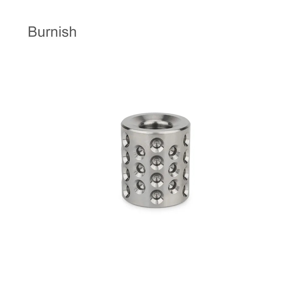 Titanium Alloy Pumpkin Paracord Accessory Multihole Knife Beads