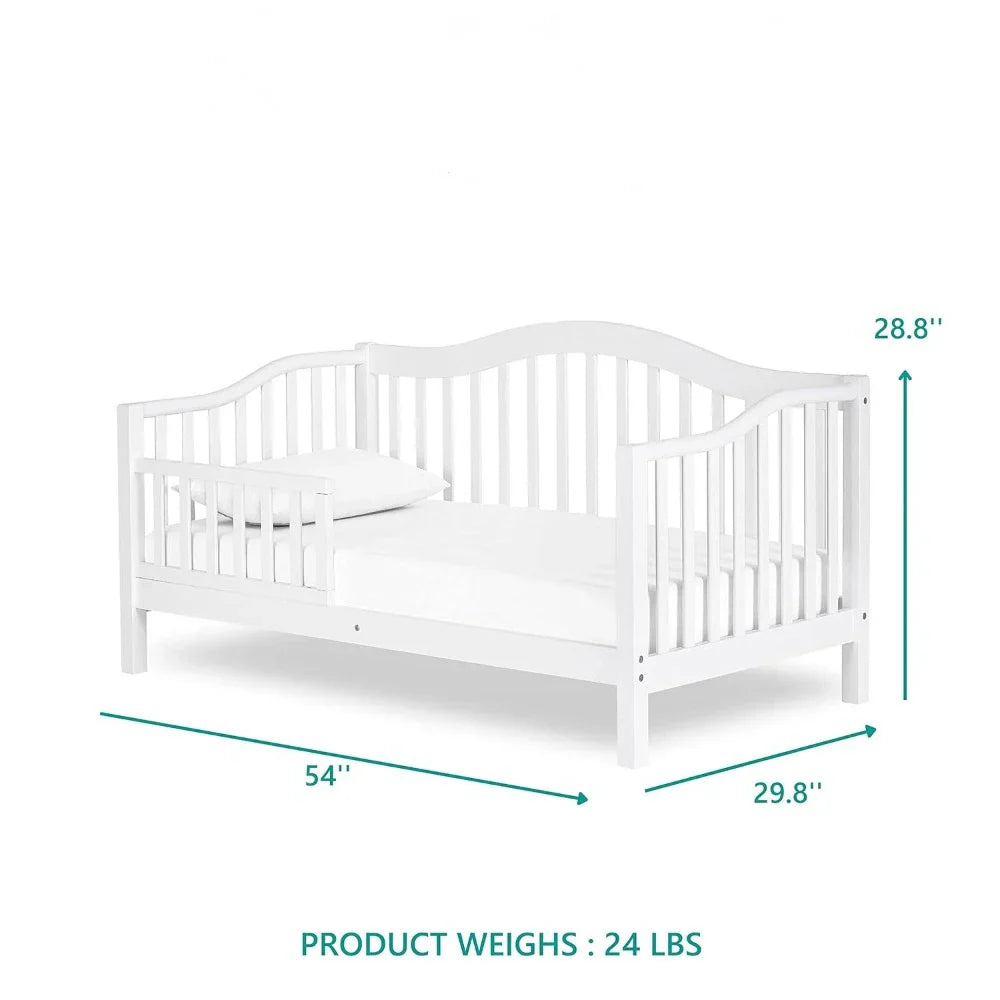 Toddler Day Bed in White Children Beds Gold