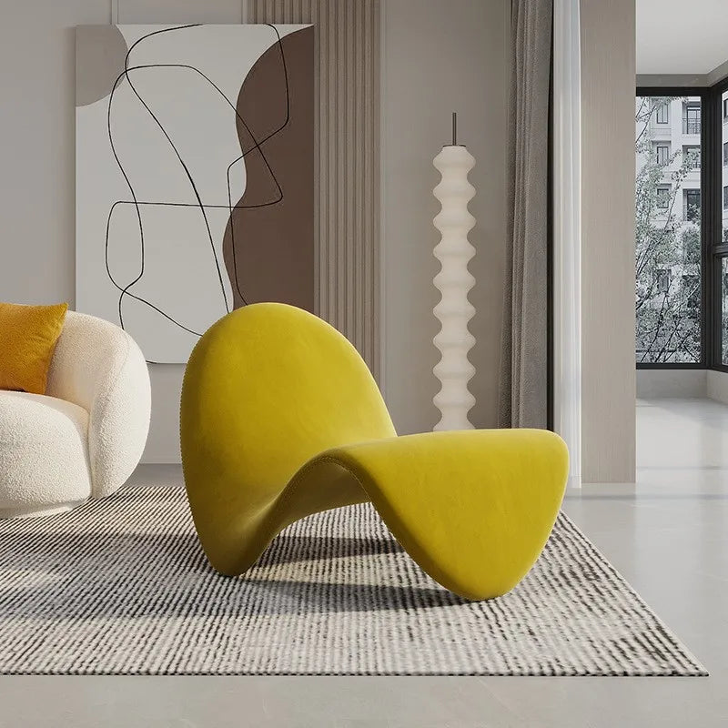 Tongue Chair Lazy Person Sofa Single Designer Models