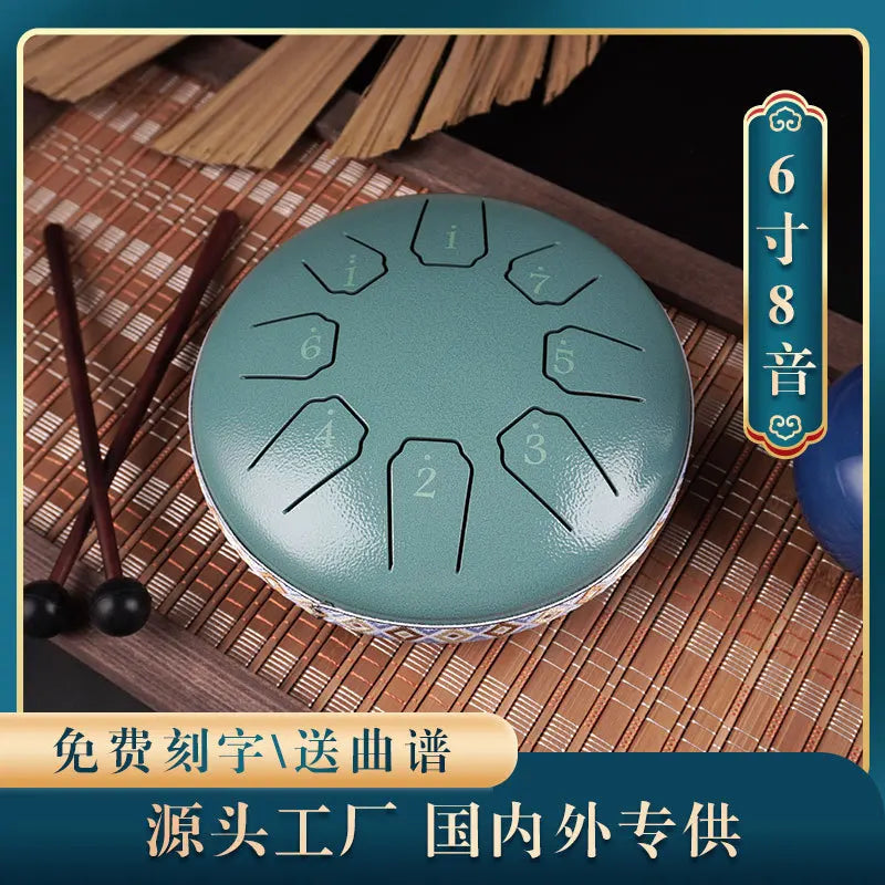 Tongue Drum 6 Inch 8 Note Treble Mini
