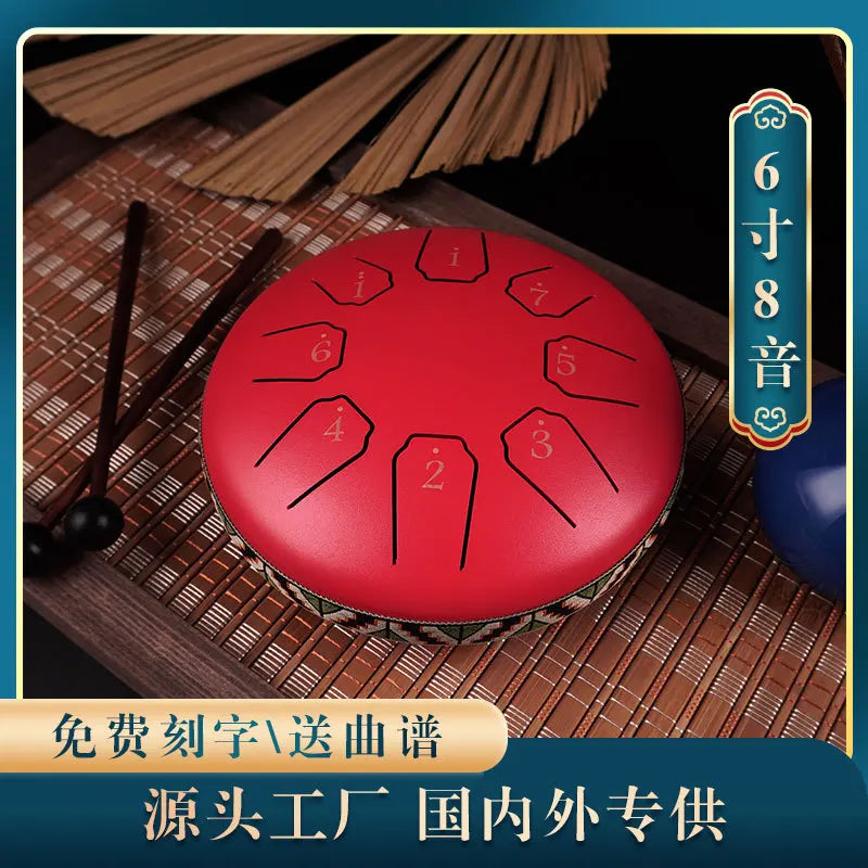 Tongue Drum 6 Inch 8 Note Treble Mini