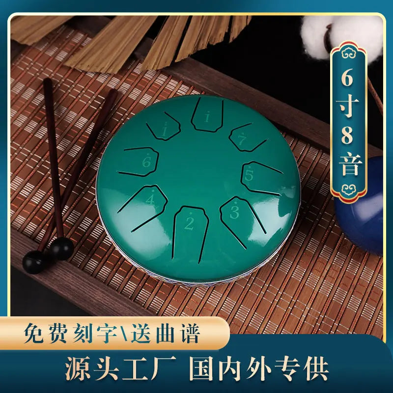 Tongue Drum 6 Inch 8 Note Treble Mini