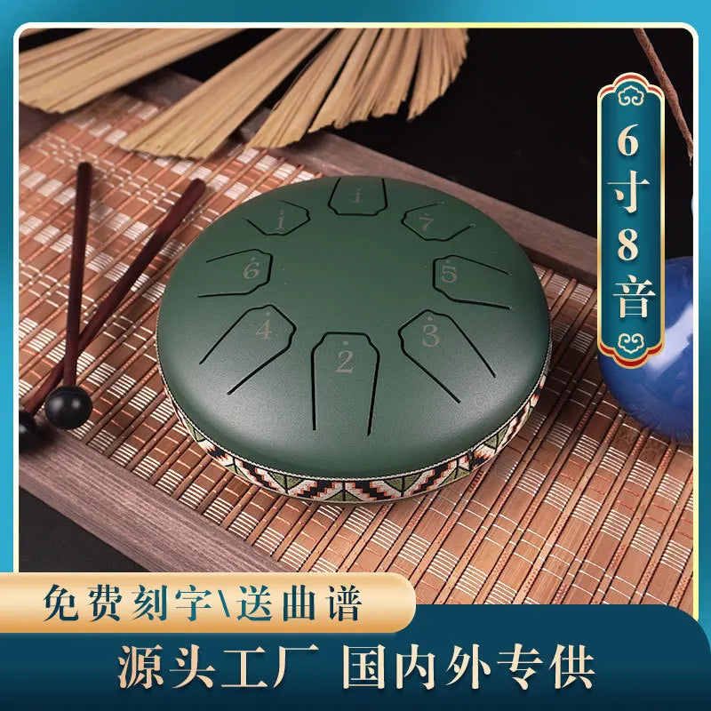 Tongue Drum 6 Inch 8 Note Treble Mini