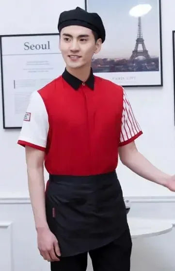 Top Workwear Shop Shortsleeved Coffee Tea Waitress Restaurant