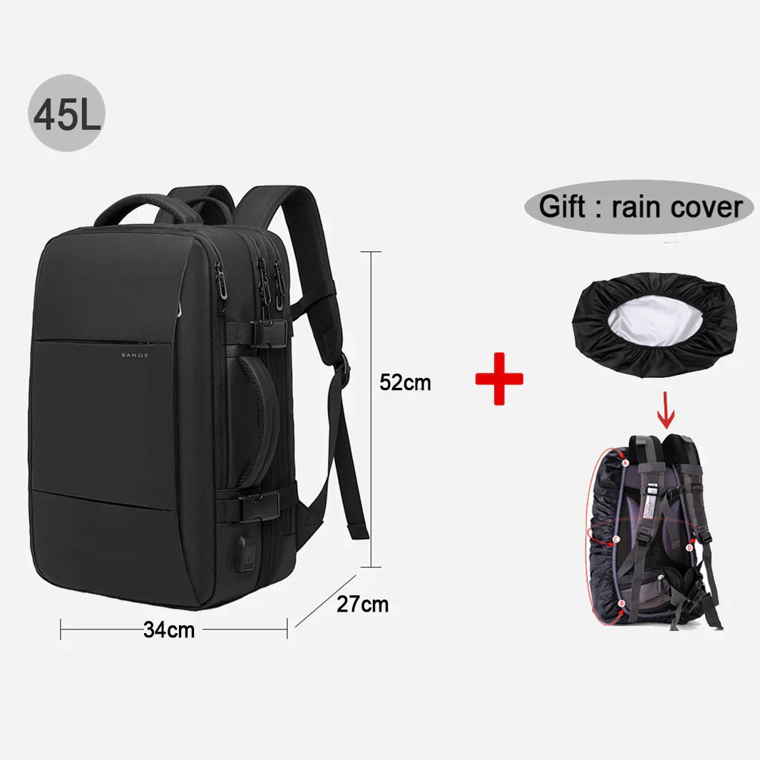 Travel Backpack Men Business Aesthetic Backpack School Expandable