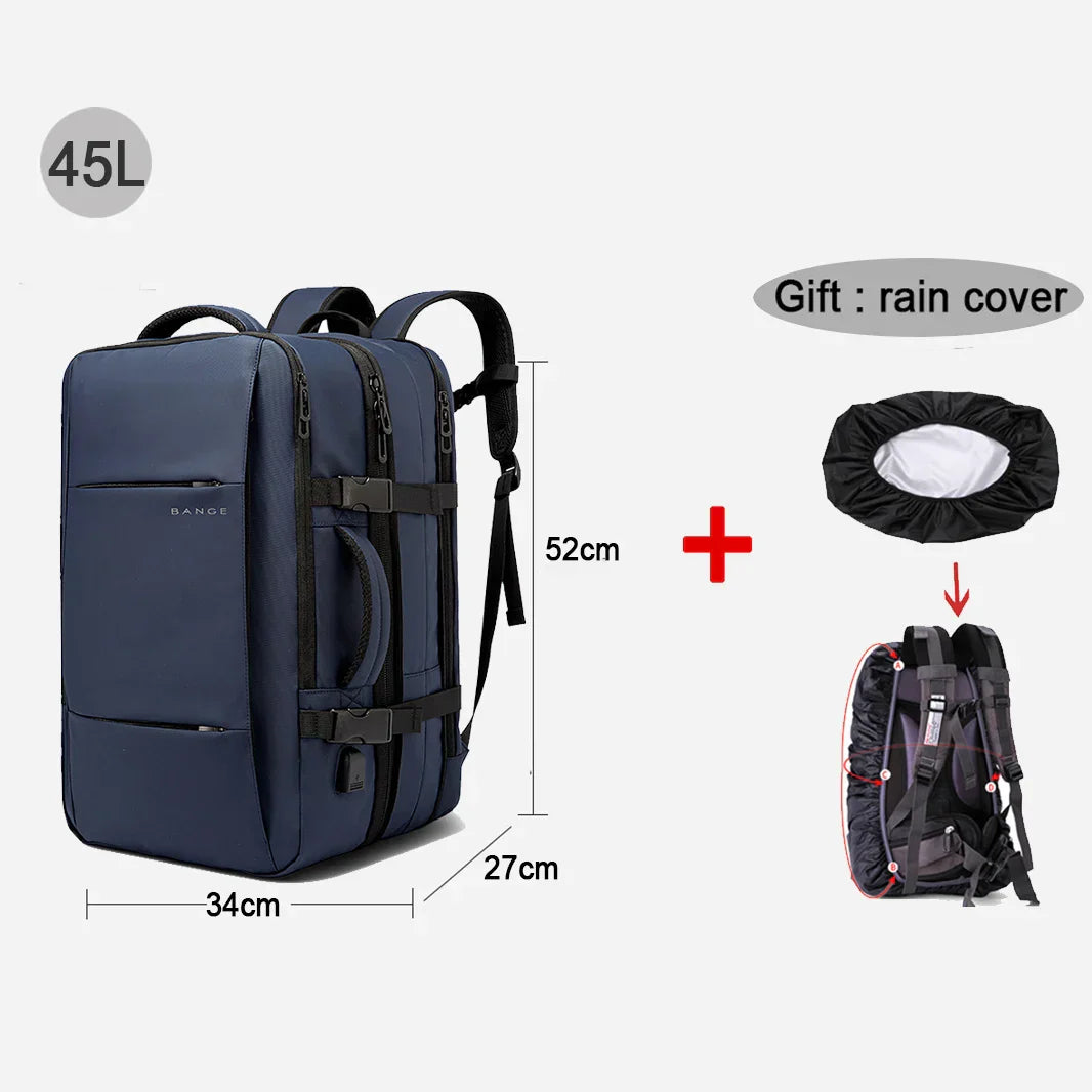 Travel Backpack Men Business Aesthetic Backpack School Expandable