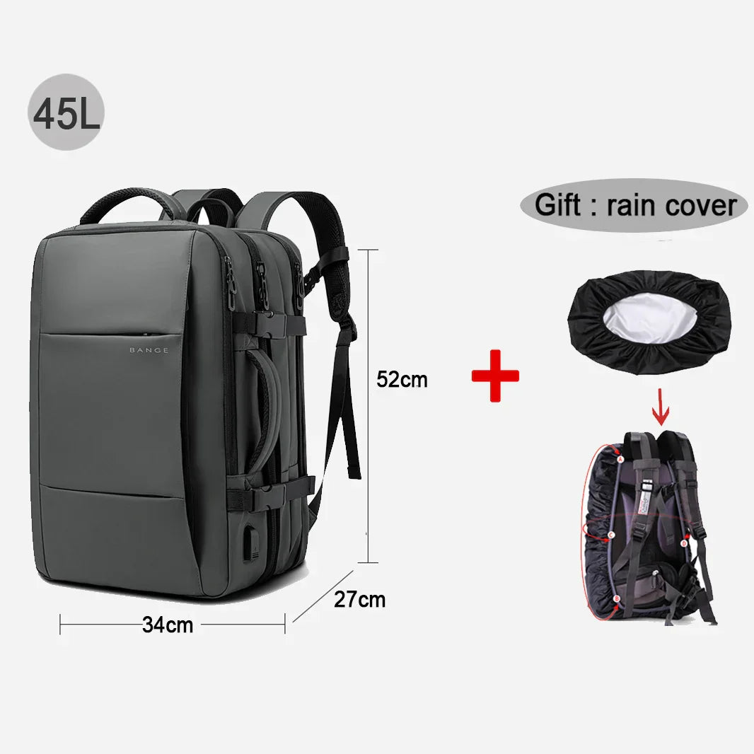 Travel Backpack Men Business Aesthetic Backpack School Expandable