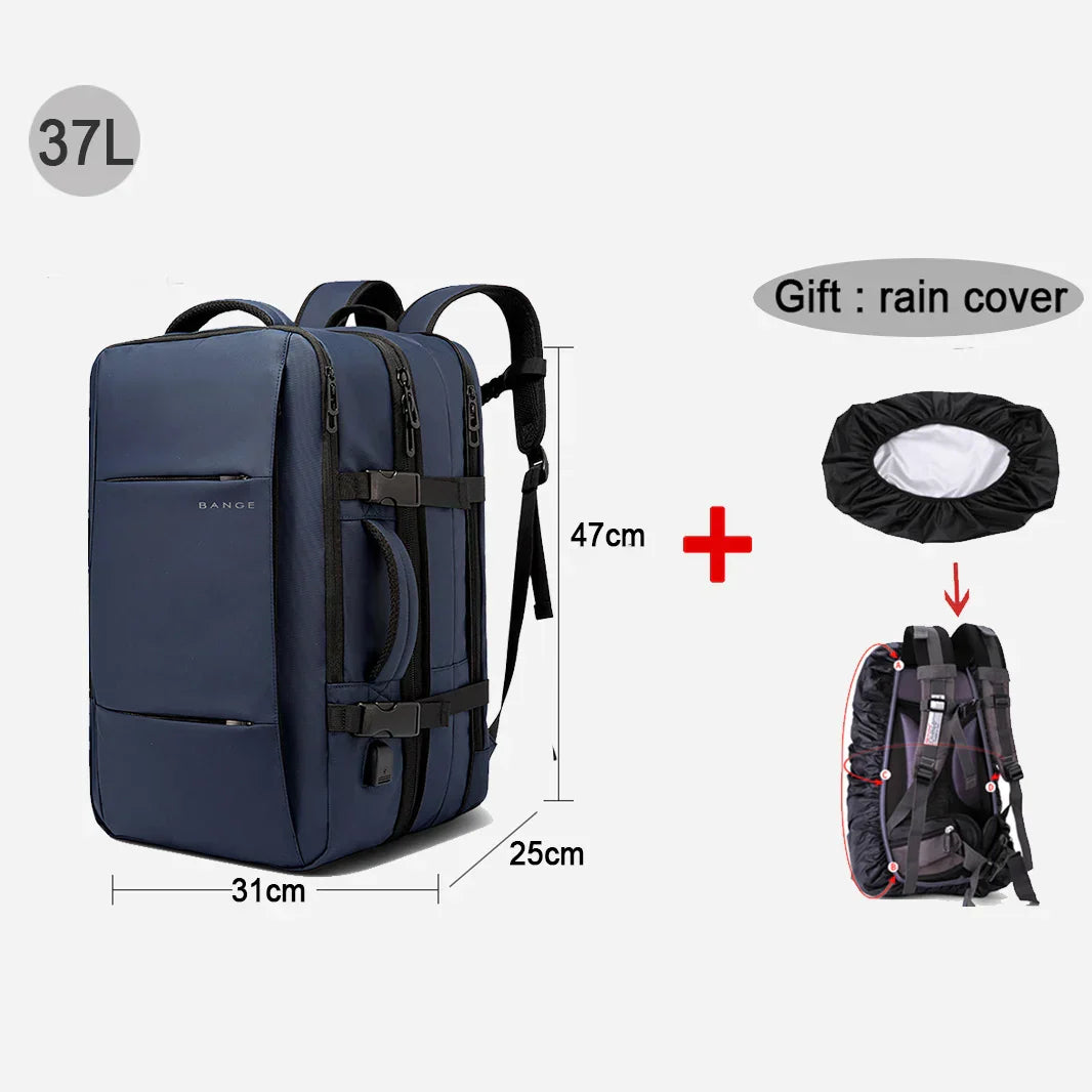 Travel Backpack Men Business Aesthetic Backpack School Expandable