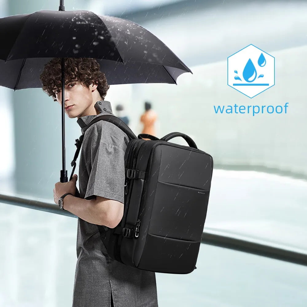 Travel Backpack Men Business Aesthetic Backpack School Expandable