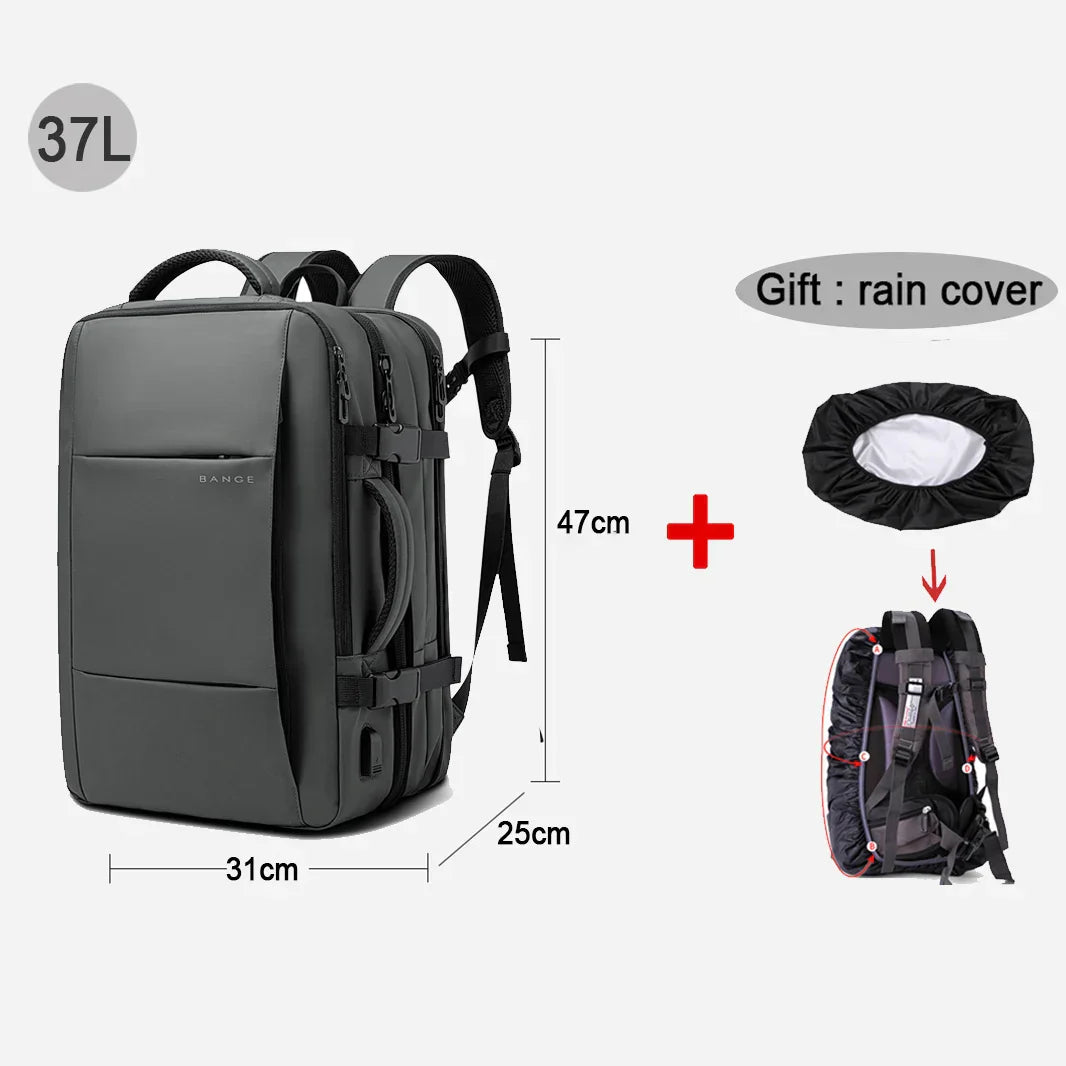 Travel Backpack Men Business Aesthetic Backpack School Expandable