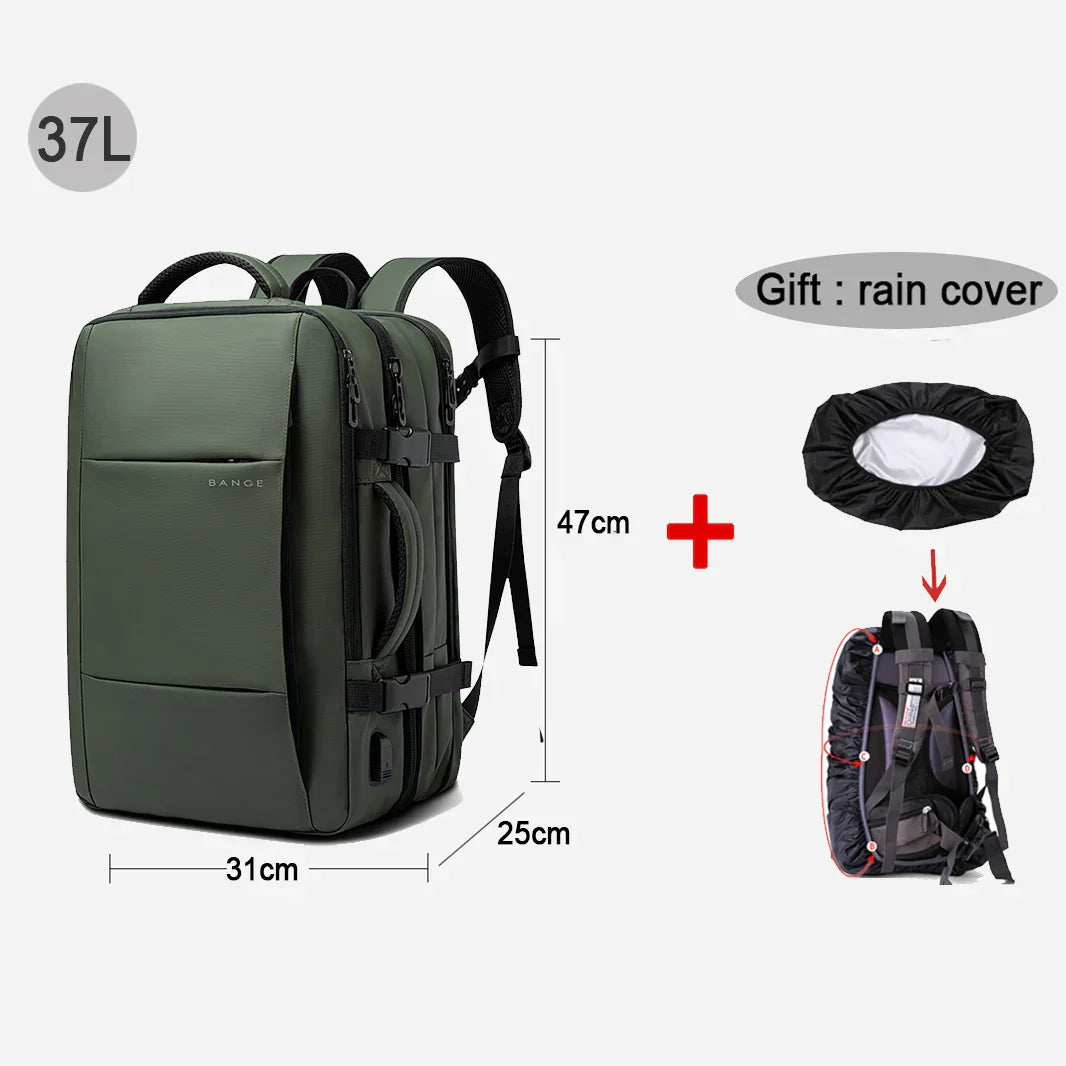 Travel Backpack Men Business Aesthetic Backpack School Expandable