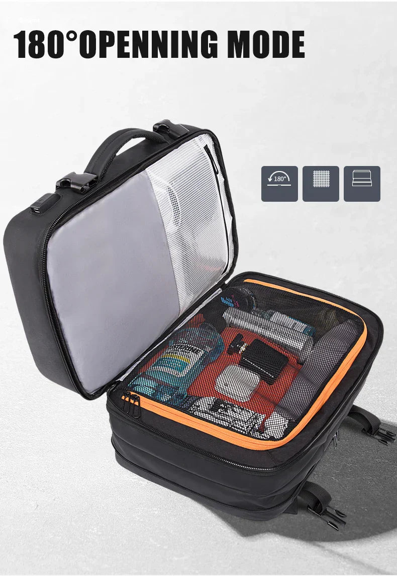 Travel Backpack Men Business Aesthetic Backpack School Expandable