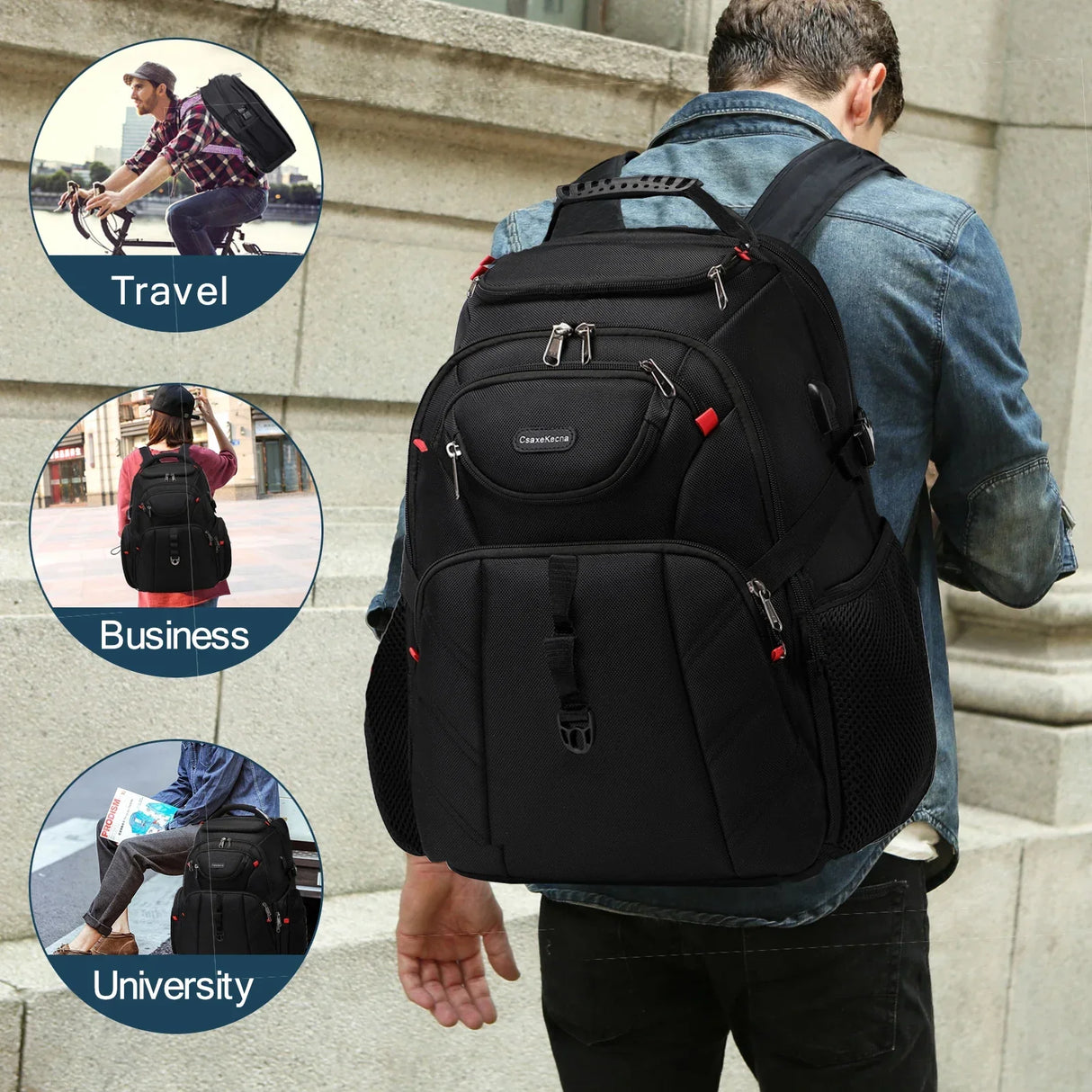 Travel Laptop Backpack 17 Inch Business Durable Backpack