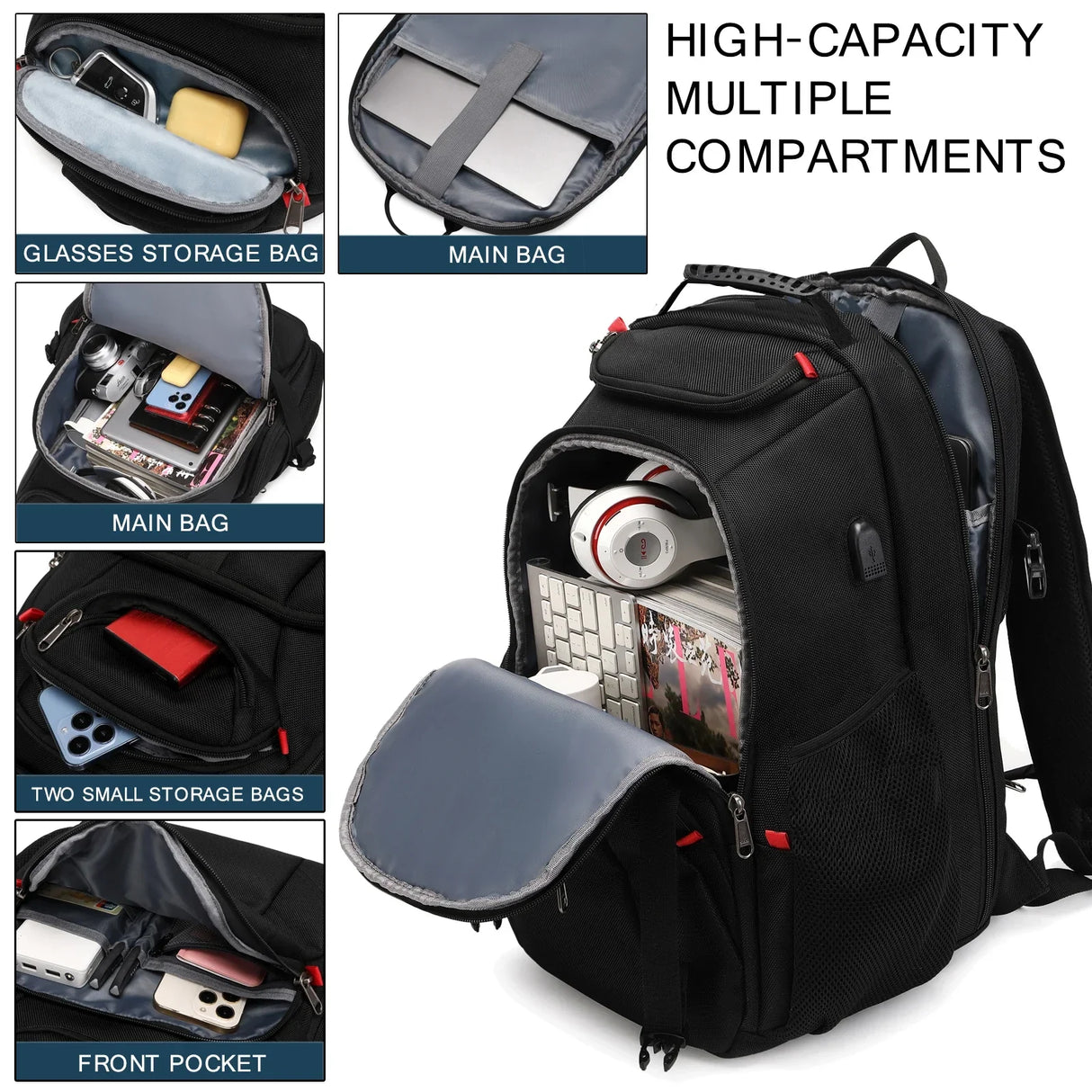 Travel Laptop Backpack 17 Inch Business Durable Backpack