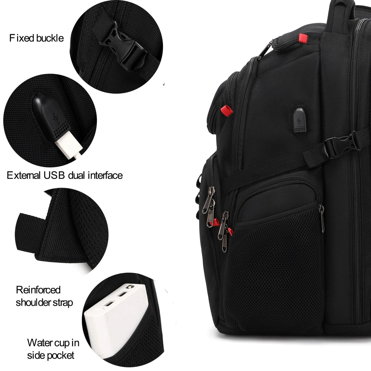 Travel Laptop Backpack 17 Inch Business Durable Backpack