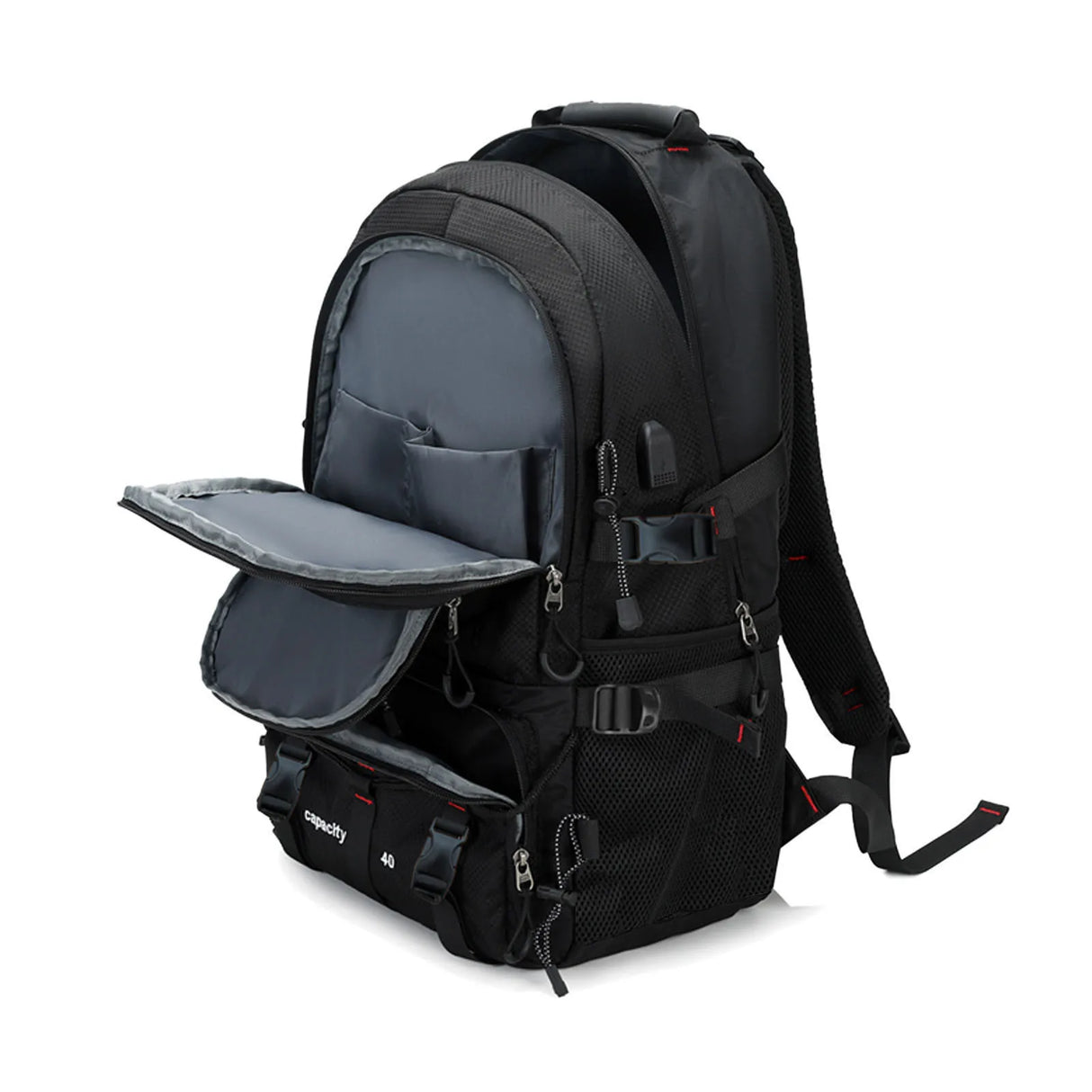 Travel backpack 40L waterproof lightweight outdoor hiking men's