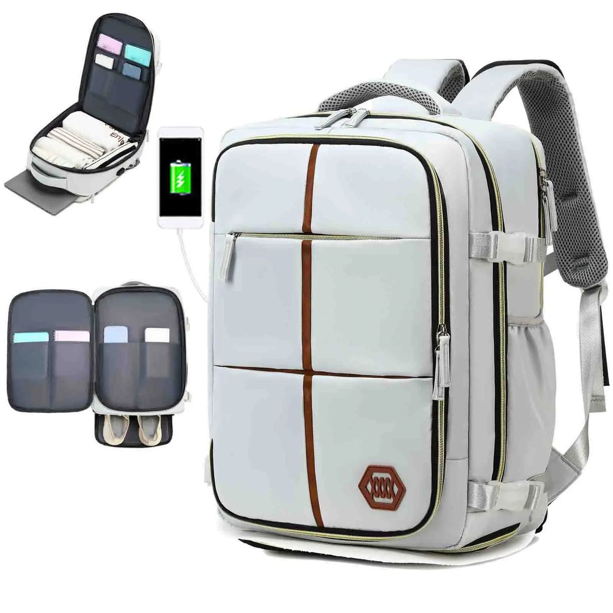 Travel backpack for women and men airline approved